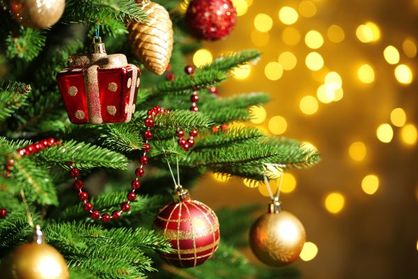 Decorated Christmas tree